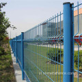 Hàng rào dây 3D được mạ PVC mạ kẽm